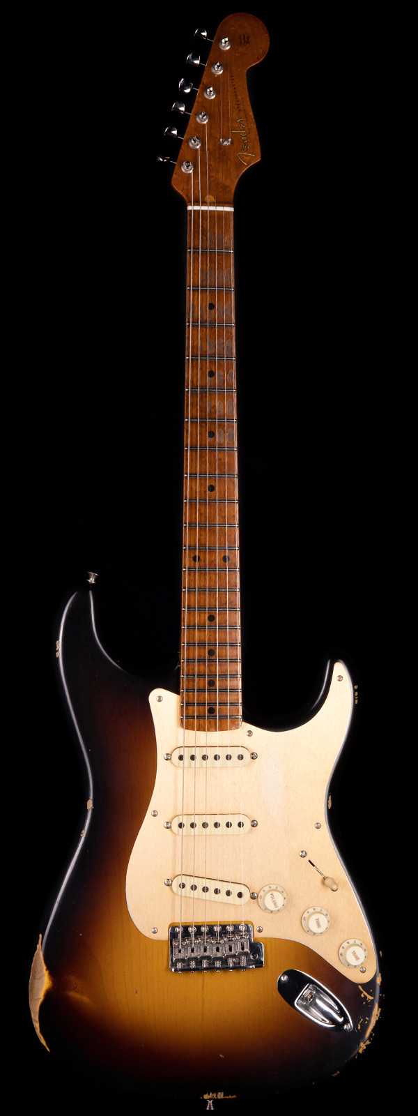 Fender Custom Shop 1956 Stratocaster Roasted 3A Birdseye Neck Relic 2-Tone Sunburst