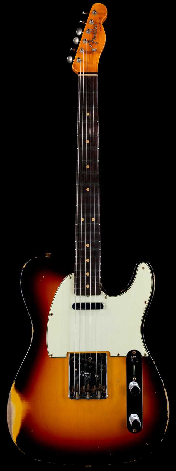 Fender Custom Shop 1963 Telecaster Heavy Relic 3-Tone Sunburst