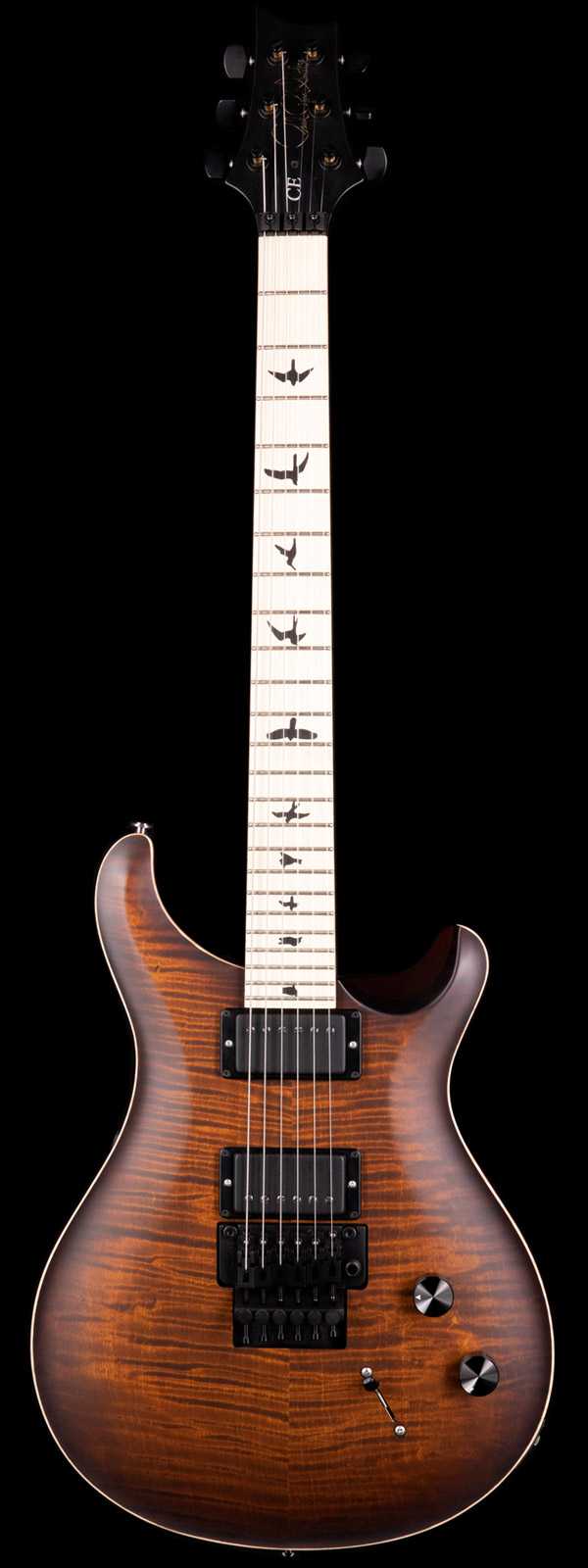 PRS Dustie Waring DW CE 24 Floyd Burnt Amber Smokeburst