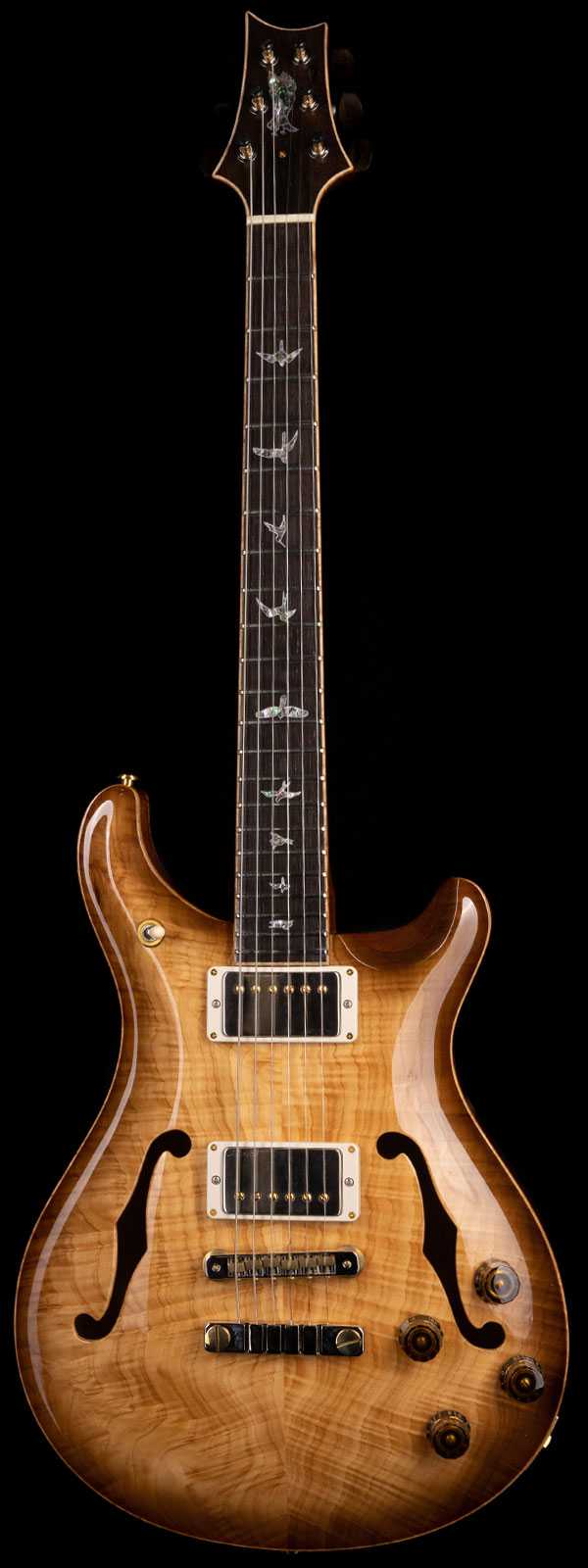 PRS Private Stock 8514 McCarty 594 Hollowbody II Brazilian Board Natural w Smoked Burst