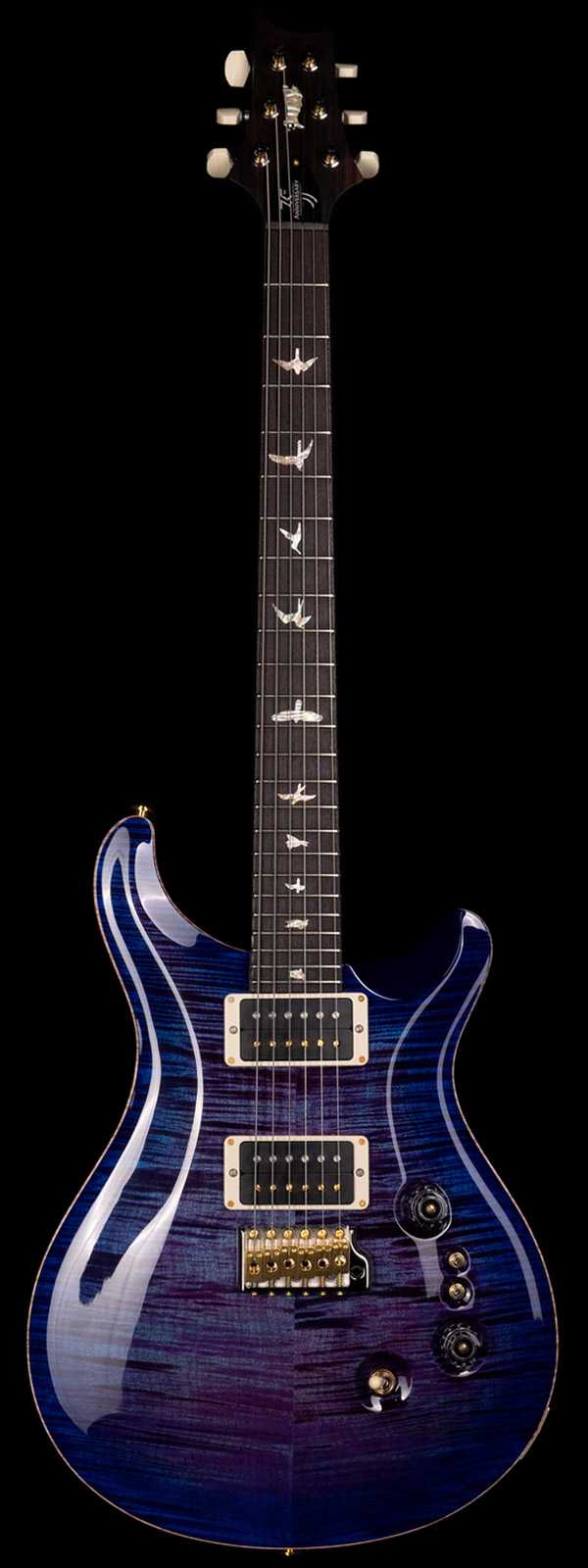 PRS 35th Anniversary Custom 24 Ten Top Limited Edition Violet Blue Burst