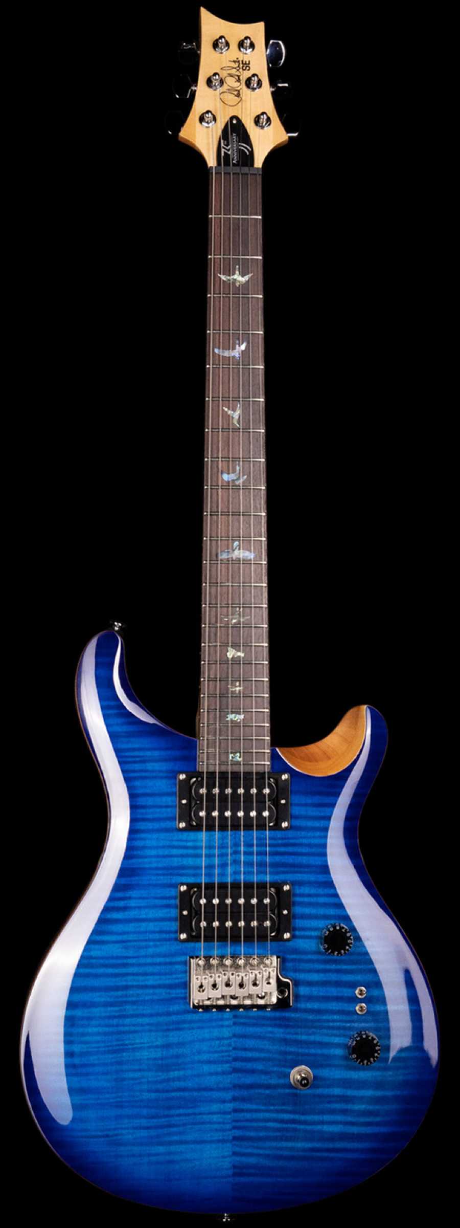 PRS 35th Anniversary SE Custom 24 Faded Blue Burst - WildCat Guitars