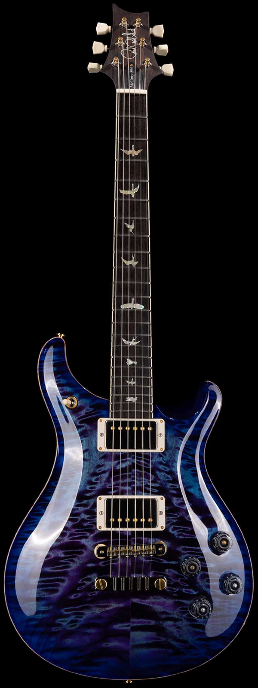 prs wood library mccarty 594 violet blue burst 2