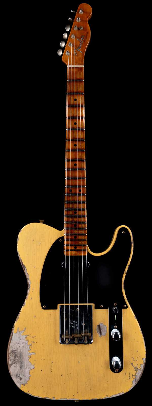Fender Custom Shop 1952 Telecaster Heavy Relic Streamlined U Neck Nocaster Blonde