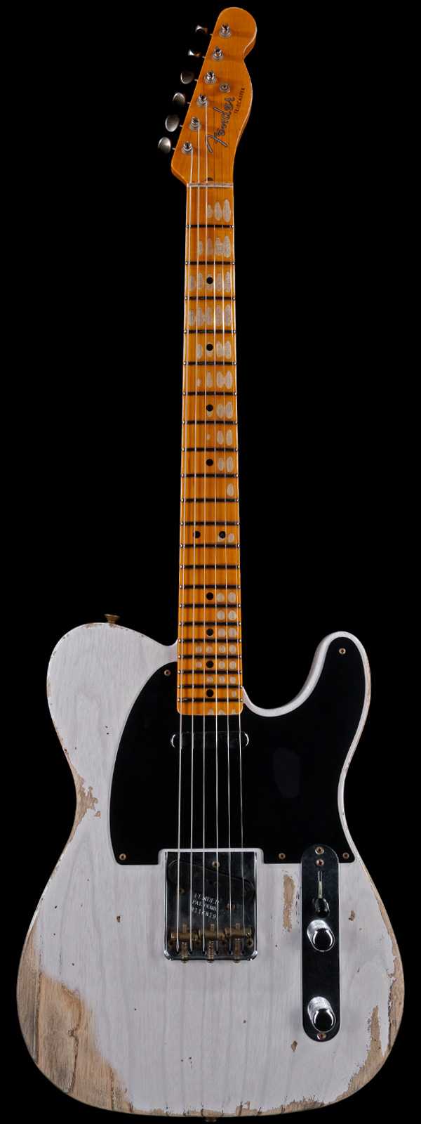 Fender Custom Shop 1952 Telecaster Heavy Relic Big U Neck White Blonde