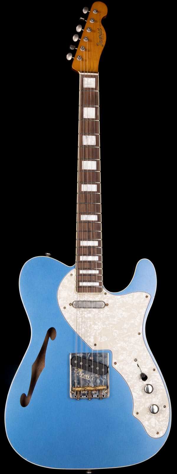 Iconic Vintage 68T-SL Thinline Alder Body Rosewood Board Aged Lake Placid Blue