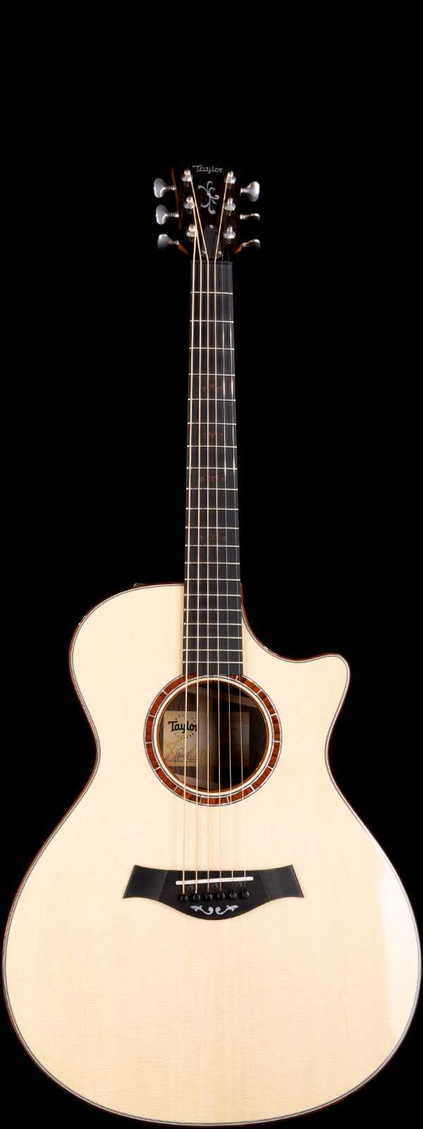 Taylor Custom GC Grand Concert 24 Acoustic-Electric Lutz Spruce Top Ebony Board Natural