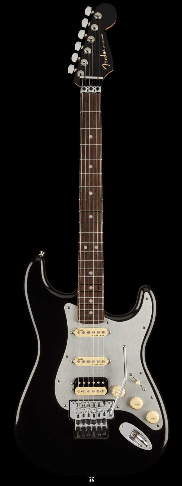 Fender Ultra Luxe Stratocaster Floyd Rose HSS Rosewood Fingerboard Mystic Black
