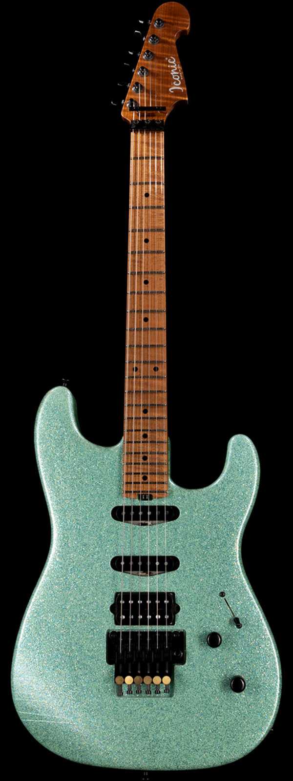 Iconic Evolution SD Roasted 5A Flame Maple Board Surf Green Flake