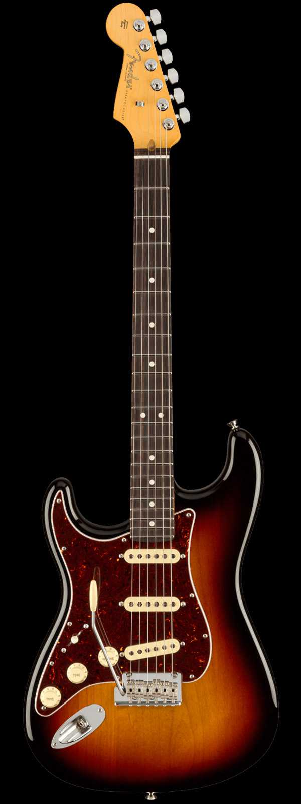 Fender American Professional II Stratocaster Left-Hand Rosewood Fingerboard 3-Color Sunburst