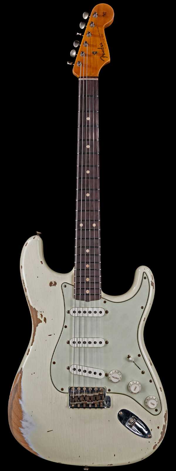 Fender Custom Shop 1963 Stratocaster Heavy Relic Vintage White