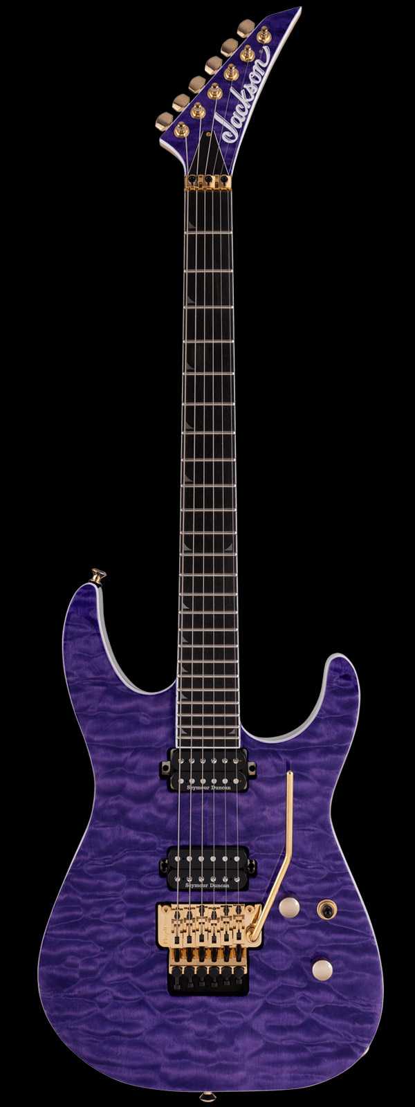 Jackson Pro Series Soloist SL2Q MAH Ebony Fingerboard Transparent Purple