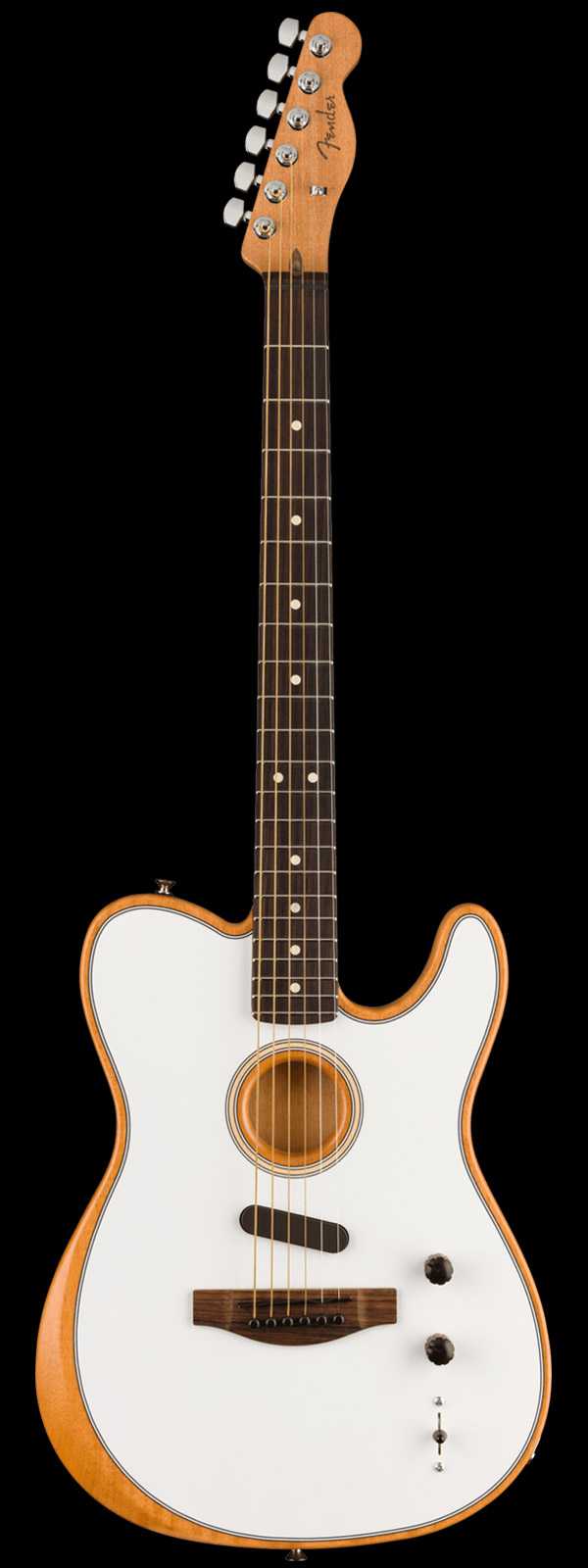 Fender Acoustasonic Player Telecaster Rosewood Fingerboard Arctic White