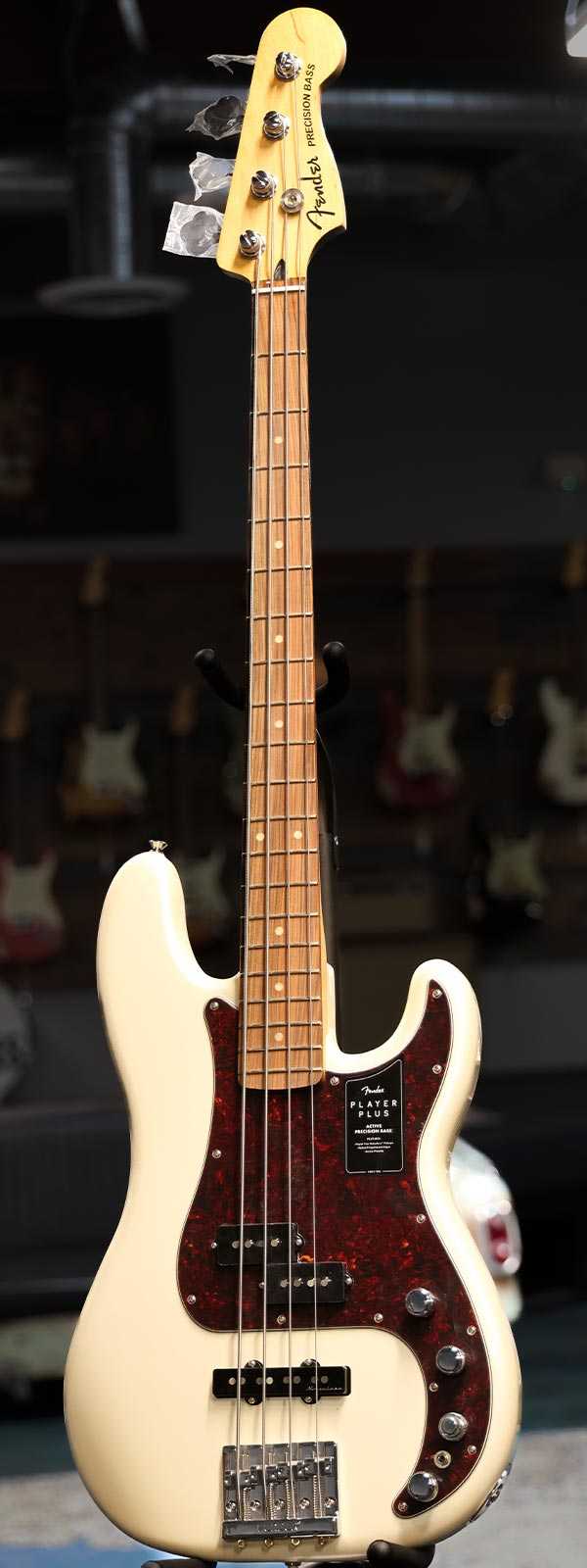 Fender Player Plus Precision Bass Pau Ferro Fingerboard Olympic Pearl