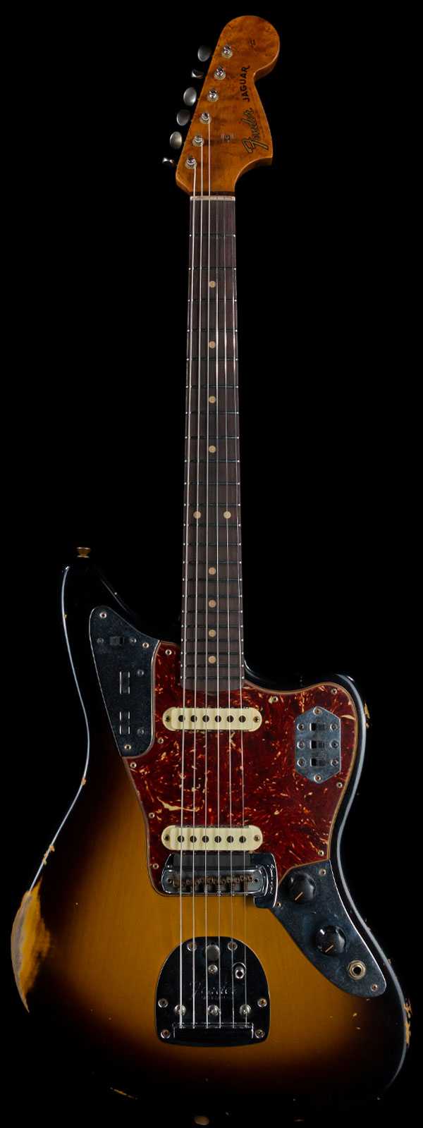Fender Custom LTD 1962 Jaguar Roasted Relic Wide Fade 2 Tone Sunburst