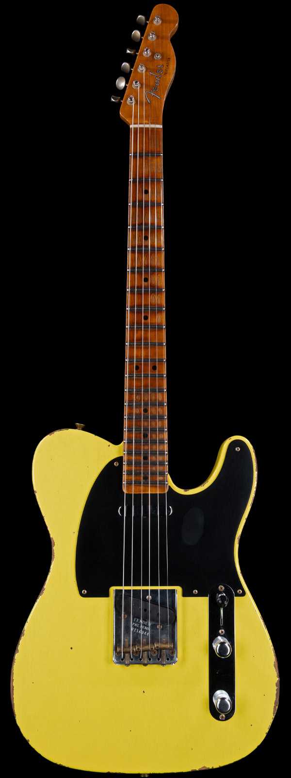 Fender Custom Shop 1952 Telecaster Roasted Heavy Relic Big U Graffiti Yellow