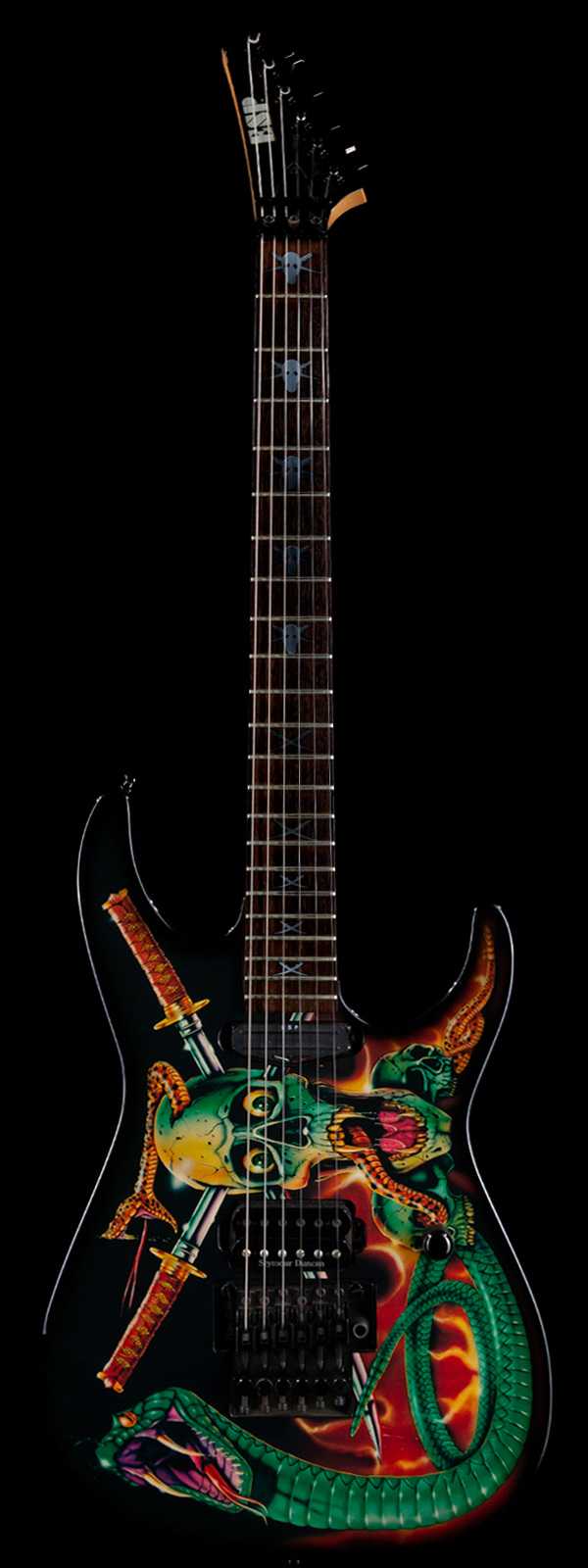 ESP 2000 Skulls & Snakes 25th Anniversary Signed by George Lynch