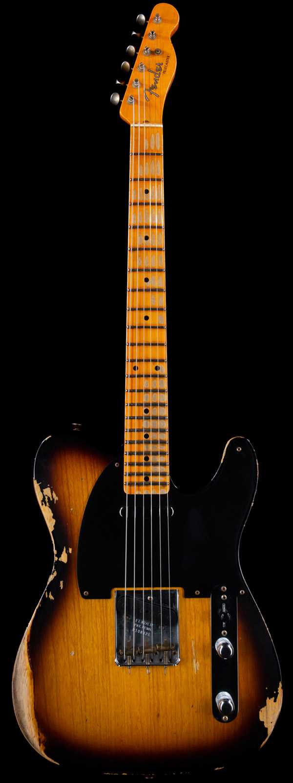 Fender Custom Shop 1952 Telecaster Heavy Relic Streamlined U Maple Neck 2-Tone Sunburst