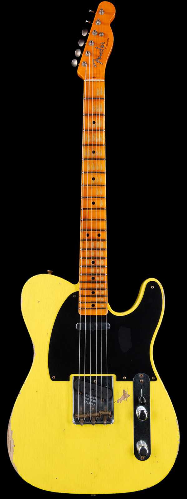 Fender Custom Shop 1952 Telecaster Heavy Relic Streamlined U Neck Graffiti Yellow