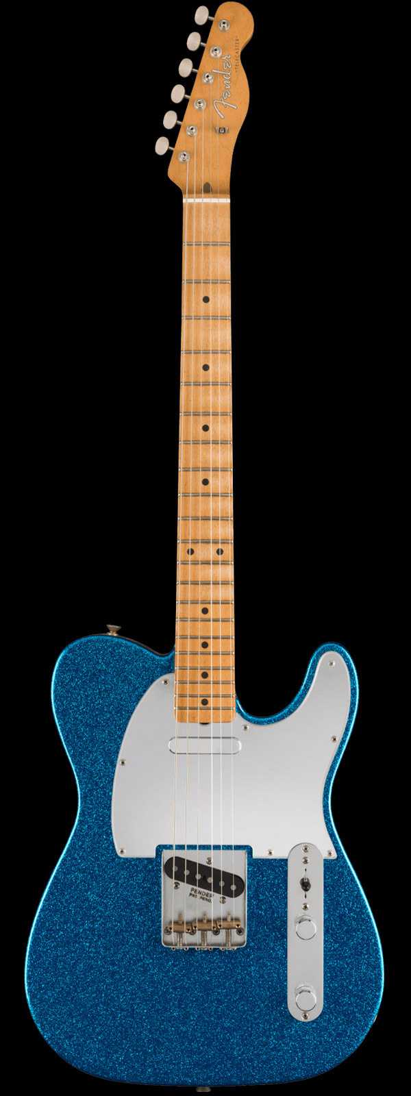 Fender J Mascis Telecaster Maple Fingerboard Bottle Rocket Blue Sparkle