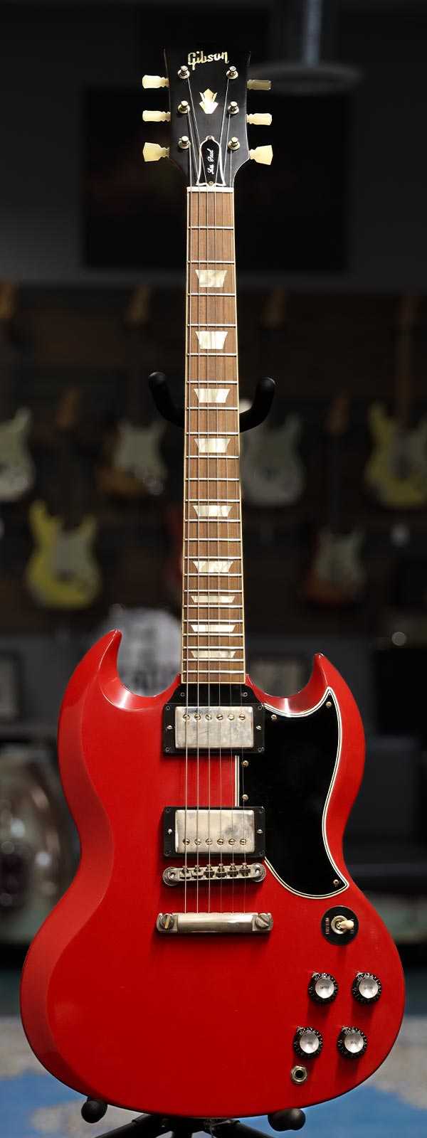 Gibson Custom Shop Made 2 Measure 1961 SG Standard Cardinal Red Stop Bar VOS NH