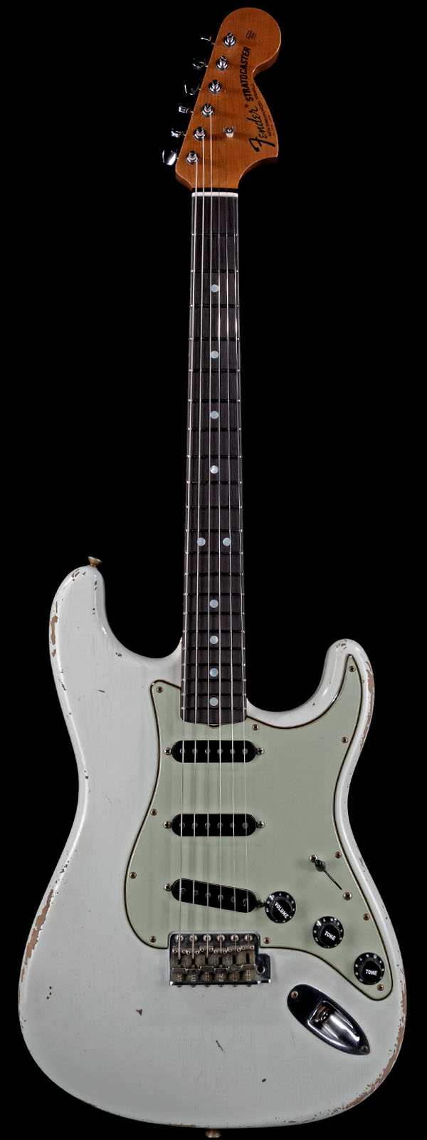 Fender Custom Shop Masterbuilt Todd Krause 1968 Stratocaster Relic Olympic White
