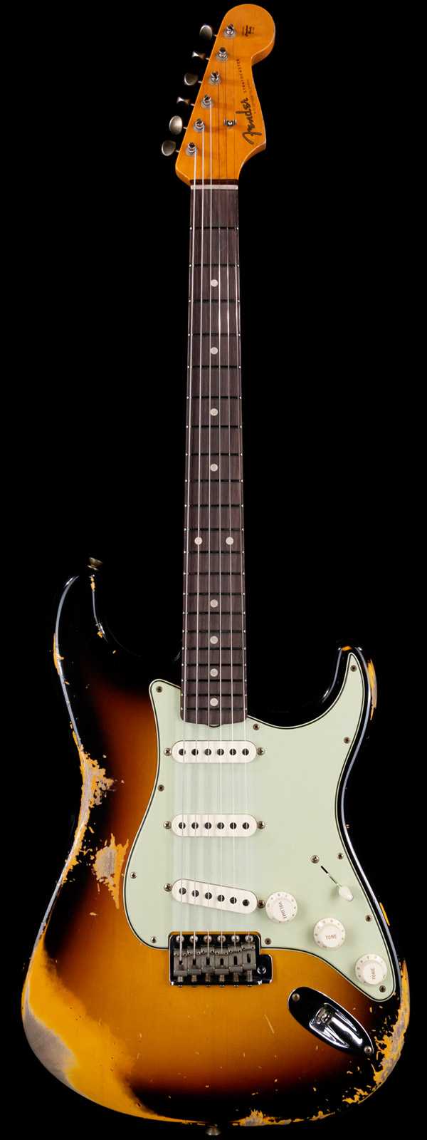 Fender Custom Shop 1961 Stratocaster Heavy Relic 3-Tone Sunburst