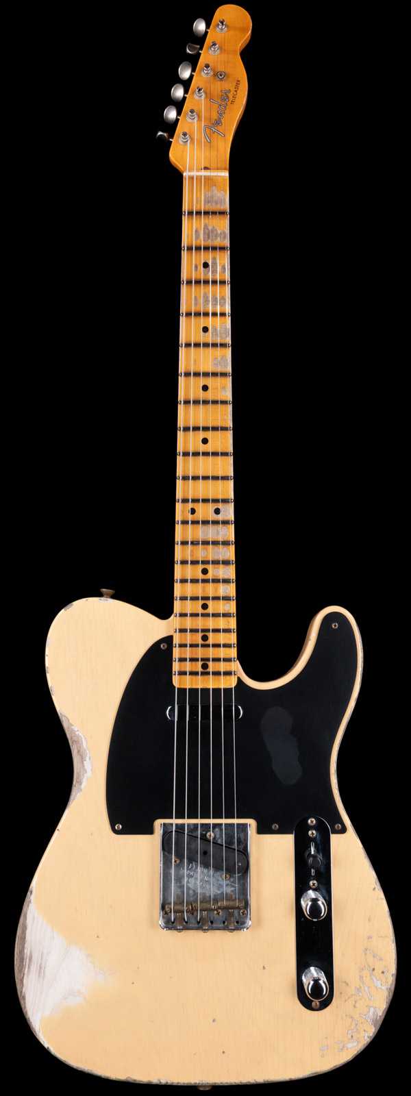 Fender Custom Shop 1952 Telecaster Heavy Relic Big U Neck Carve Nocaster Blonde
