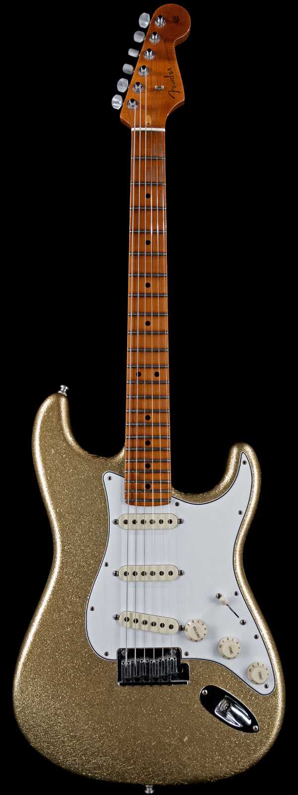 Fender 2018 Custom Shop LTD Deluxe Stratocaster Journeyman Gold Sparkle