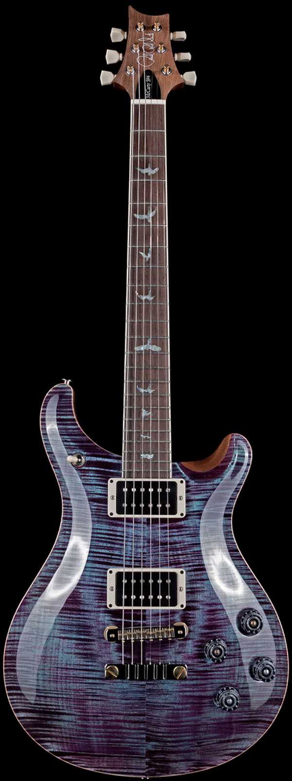 PRS Wood Library McCarty 594 Flame 10 Top Brazilian Board Violet