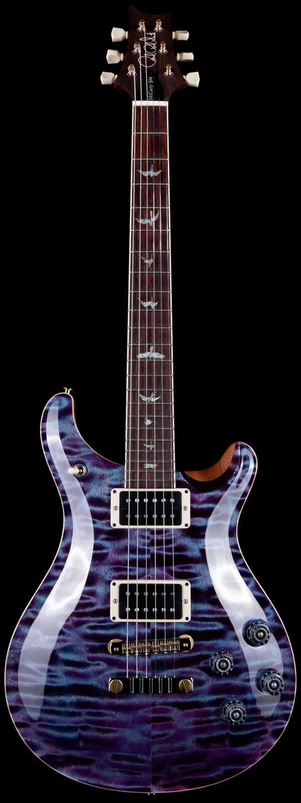 PRS Wood Library McCarty 594 Quilt 10 Top Cocobolo Board Violet