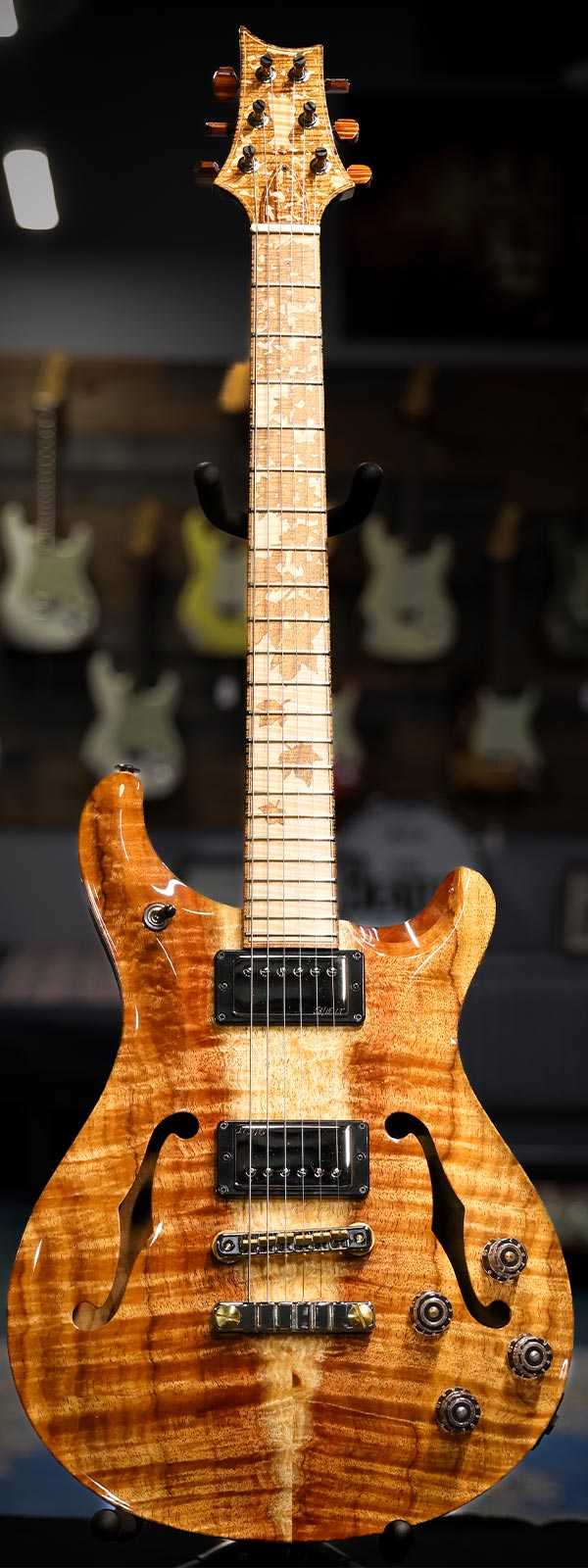 PRS Private Stock 9414 Falling Leaves McCarty 594 Hollow Body Tasmanian Blackwood