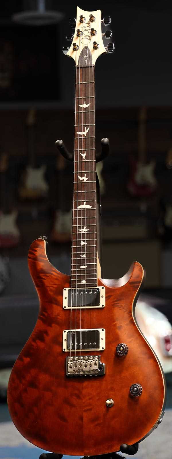 PRS CE-24 Quilt Top Satin Finish Tortoise Shell
