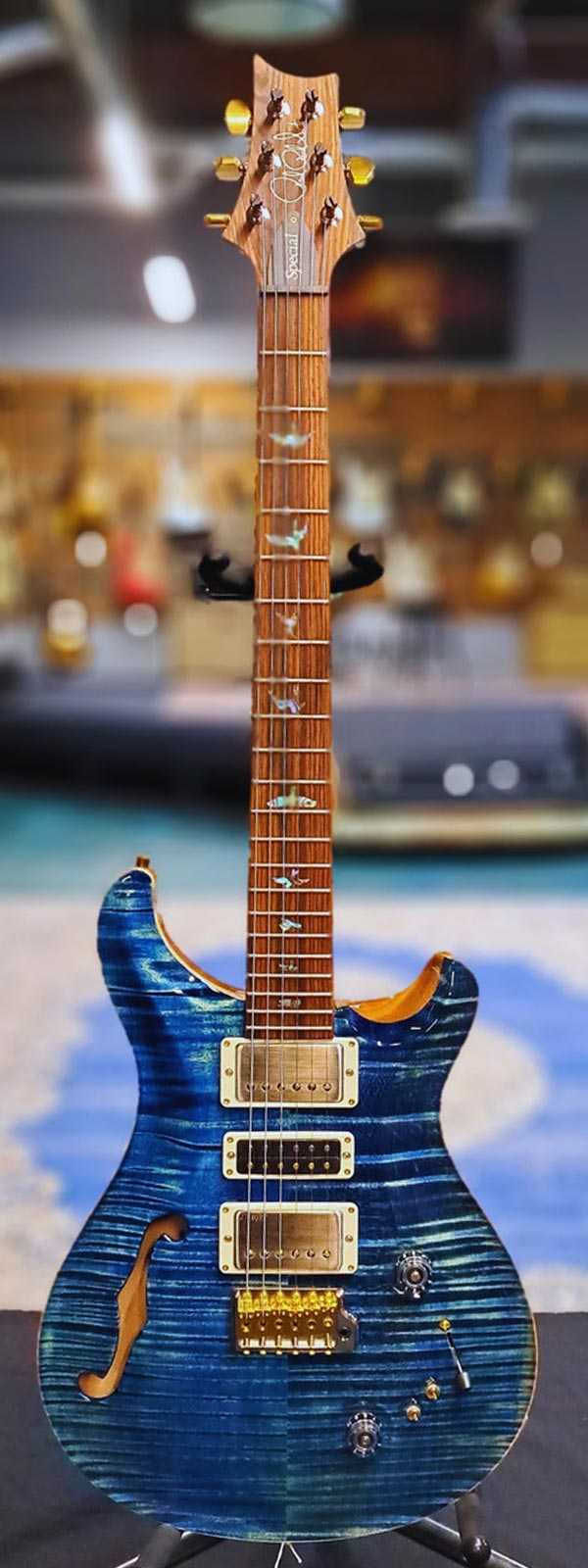 PRS Wood Library Special Semi-Hollow River Blue 0357528