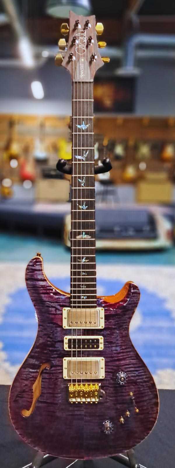PRS Wood Library Special Semi-Hollow Violet 0357607