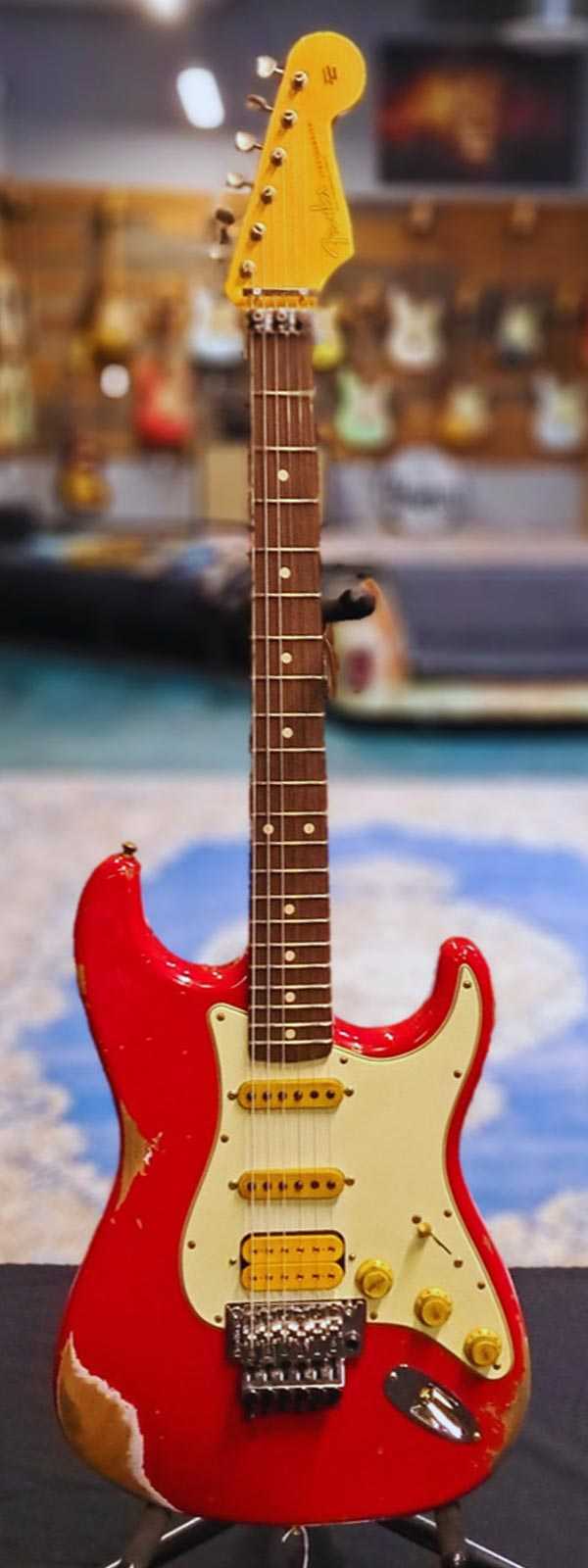 WildCat Exclusive Fender Custom Shop Alley Cat Strat “Modern” Torino Red R118947