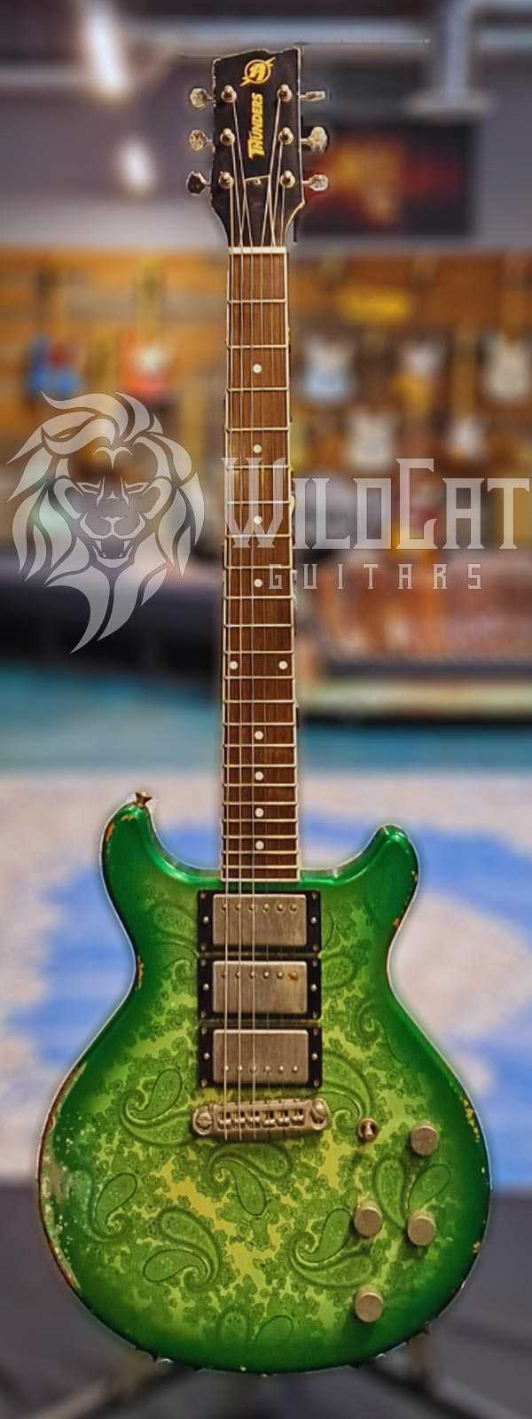 Rock N’ Roll Relics Thunders II DC Green Paisley 231457