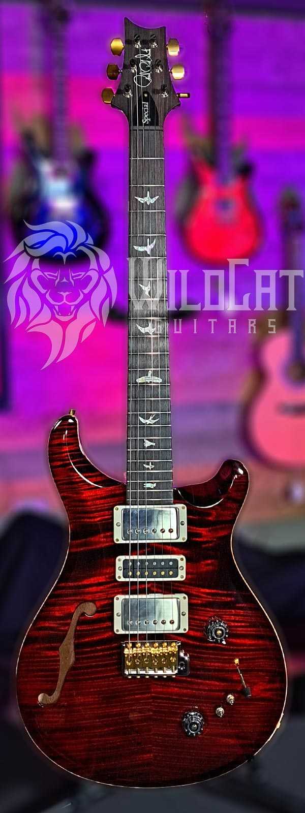 PRS Special Semi-Hollow 10-Top Fire Red Burst 0365372