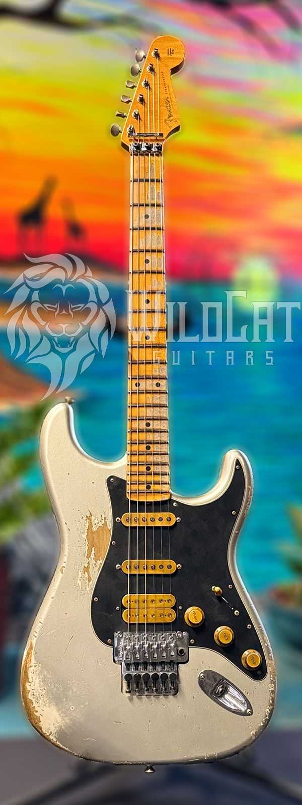 WildCat Exclusive Fender Custom Shop Alley Cat Strat “Modern” Inca Silver R132563