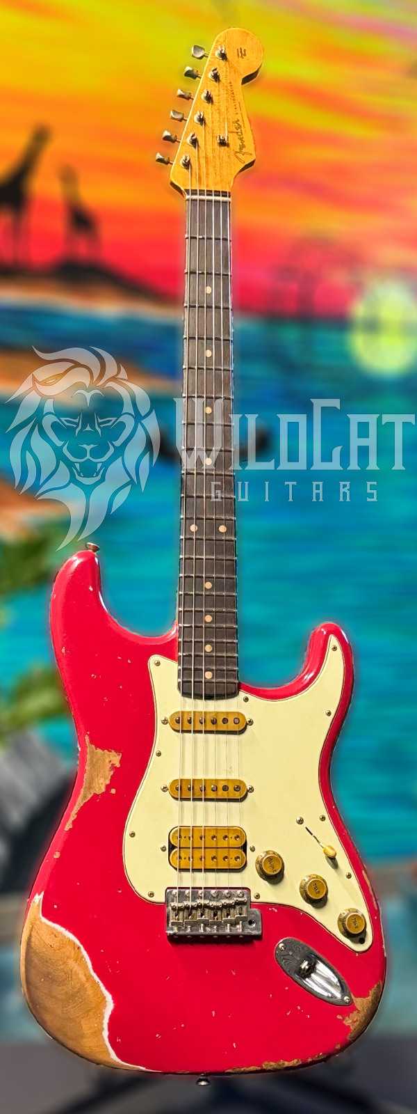 WildCat Exclusive Fender Custom Shop Alley Cat Strat “Vintage” Torino Red R133173