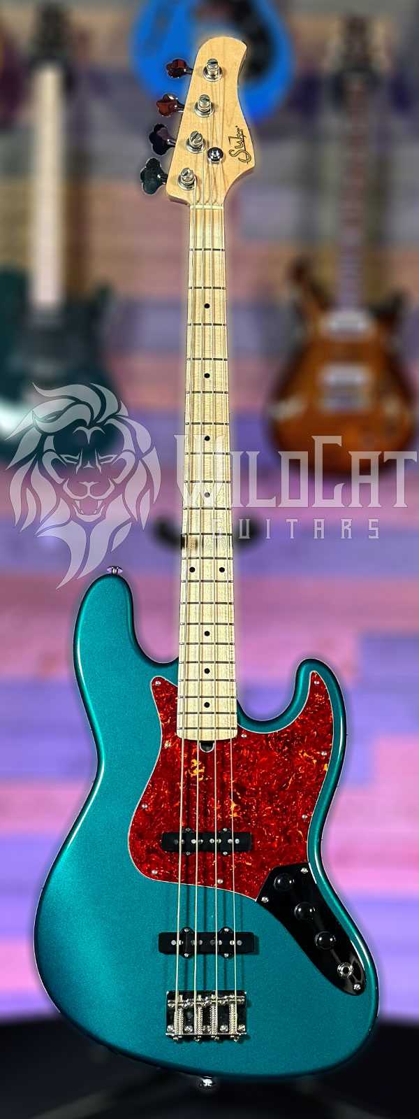 Suhr Classic J Bass Maple Neck Ocean Turquoise 69057