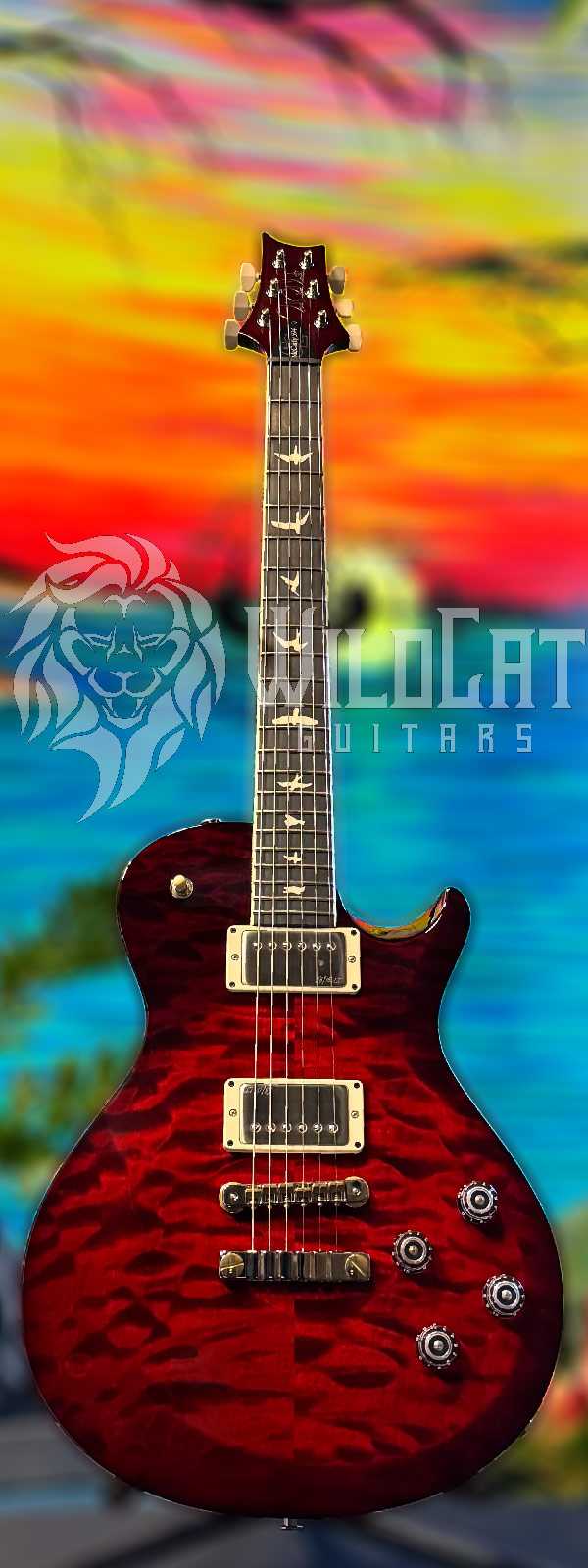 PRS S2 Wood Library SC594 58/15 Fire Red Burst S2073443