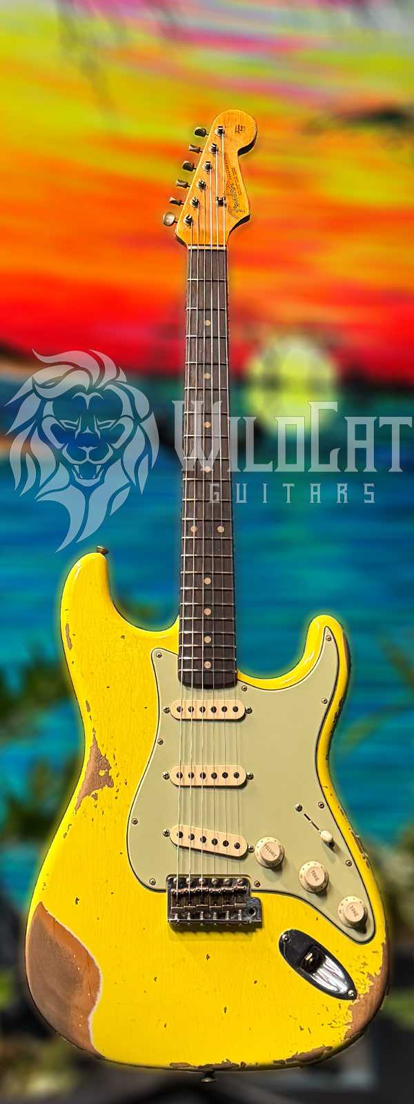 Fender Custom Shop 1963 Stratocaster Graffiti Yellow R132381