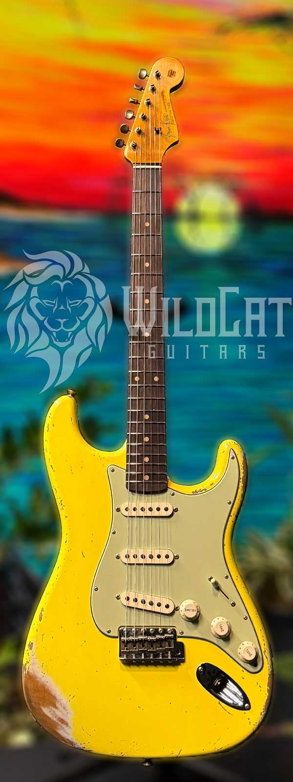 Fender Custom Shop 1963 Stratocaster Graffiti Yellow R132773