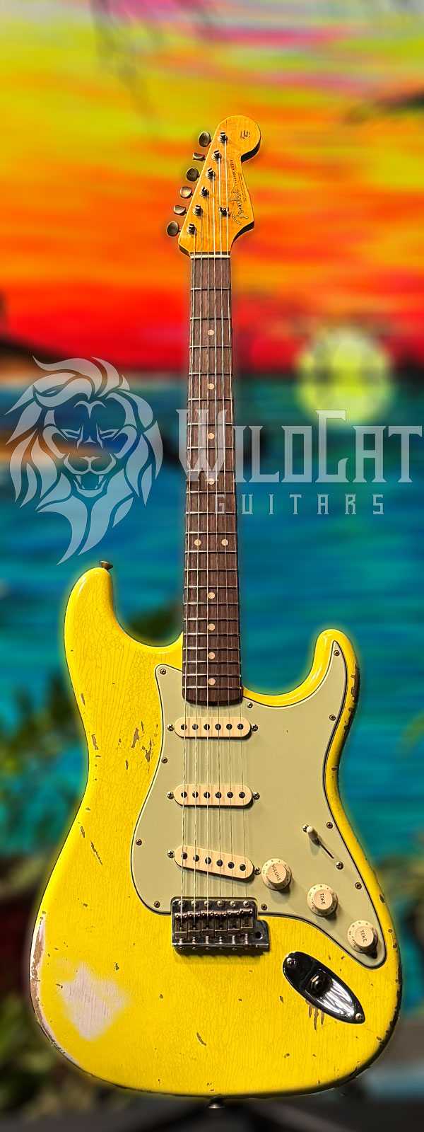 Fender Custom Shop 1963 Stratocaster Graffiti Yellow R132709