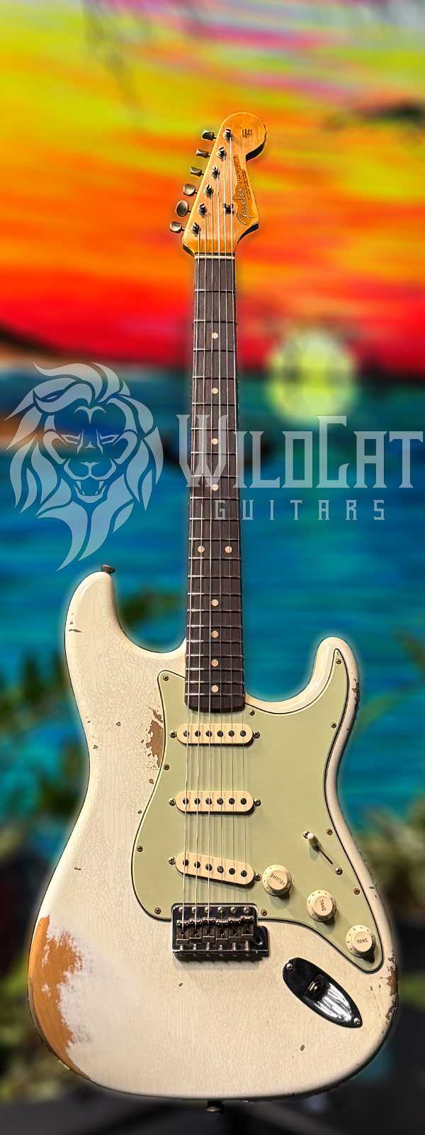 Fender Custom Shop 1963 Stratocaster Aged Olympic White R136145