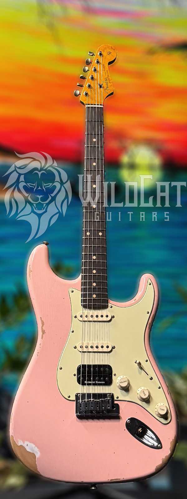 Fender Custom Shop 1963 Stratocaster HSS Shell Pink R132901