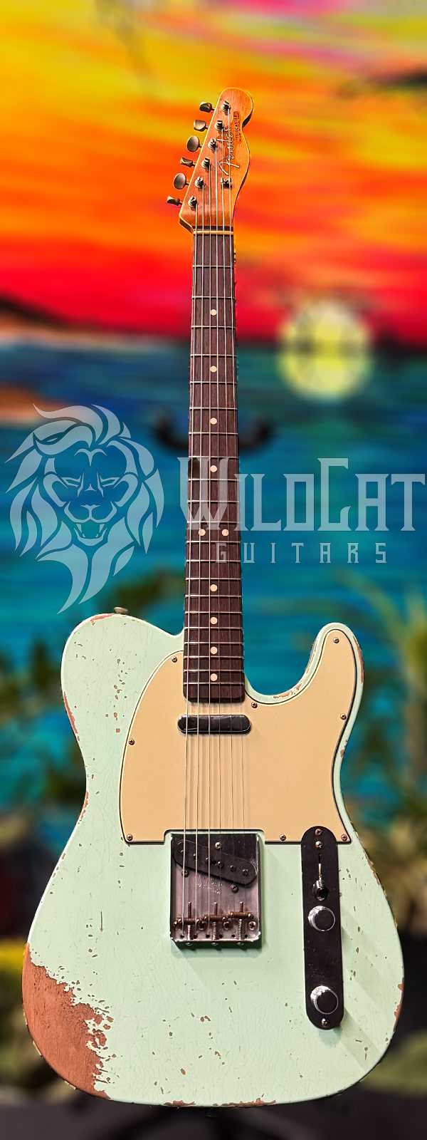 Fender Custom Shop 1963 Telecaster Faded Surf Green R119947