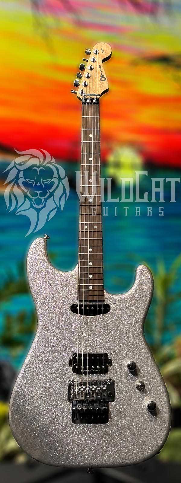 Charvel Custom Shop San Dimas HS Silver Sparkle C16996