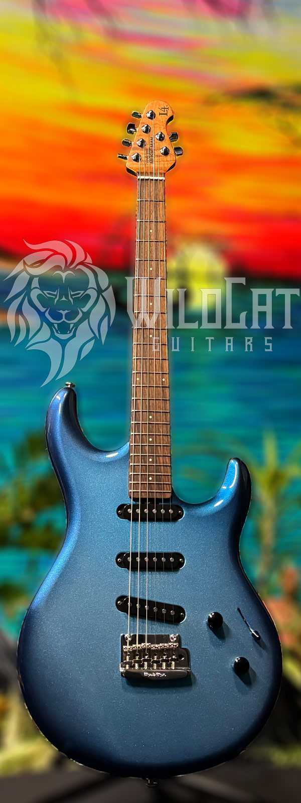 Ernie Ball Music Man Luke L4 SSS Blue Diesel H05439